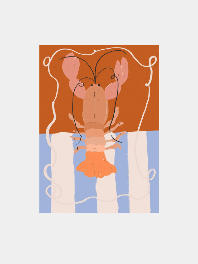Lobster Delight Art Print