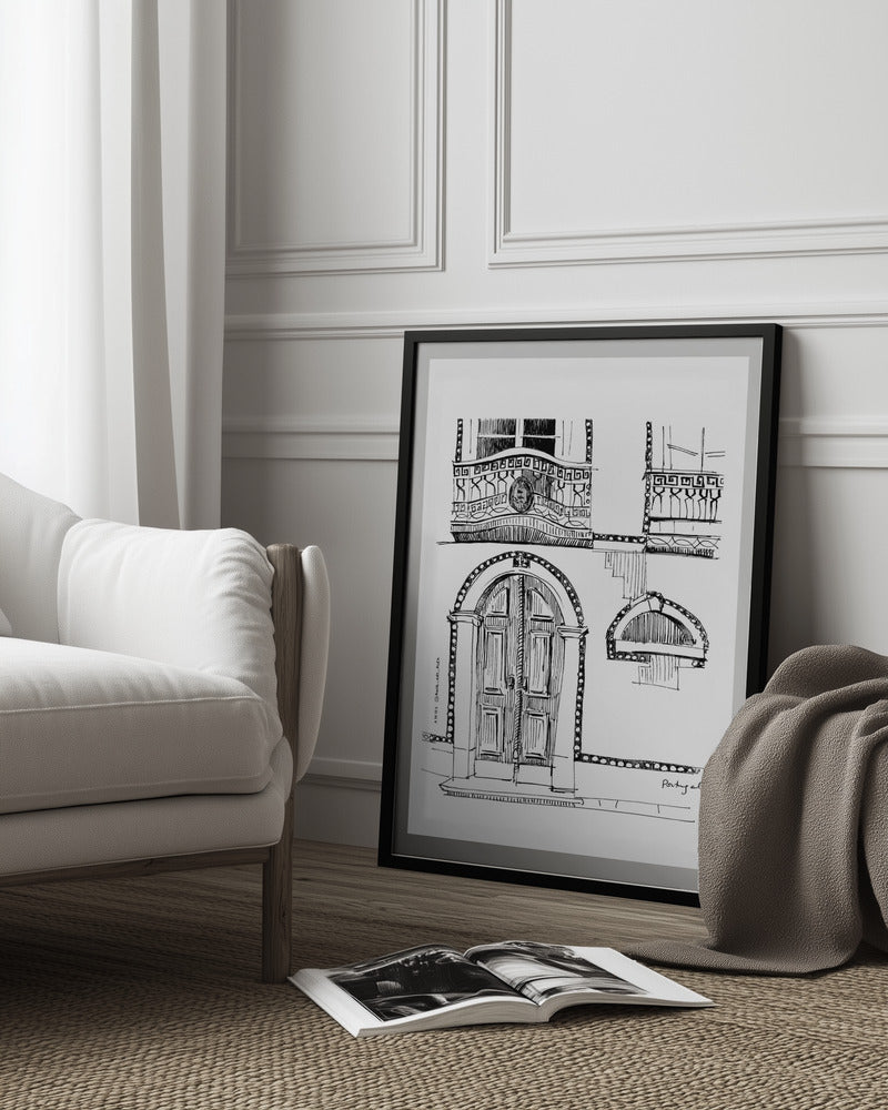 Portugal Doors and Windows Art Print