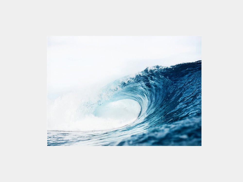 Blue Wave Art Print