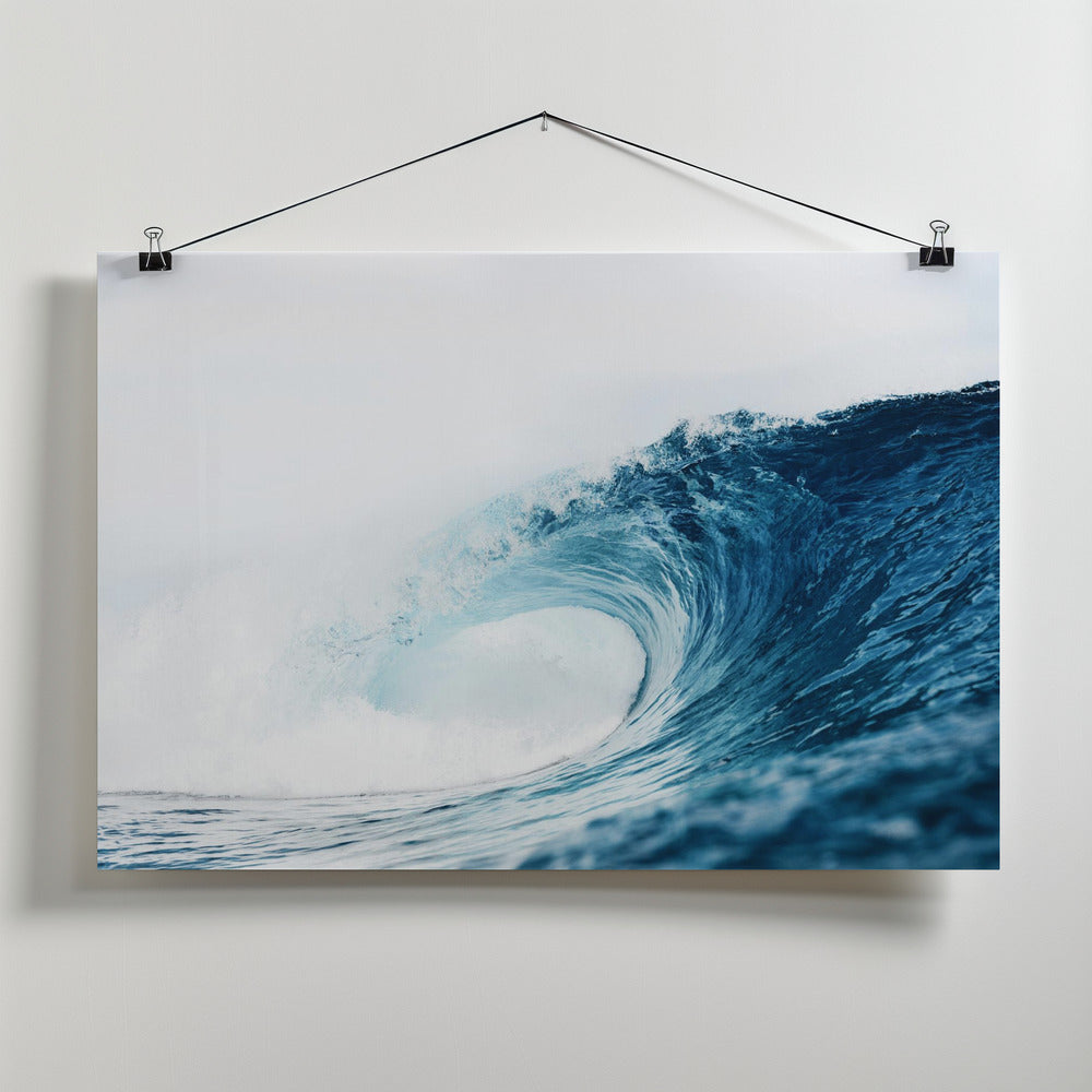 Blue Wave Art Print