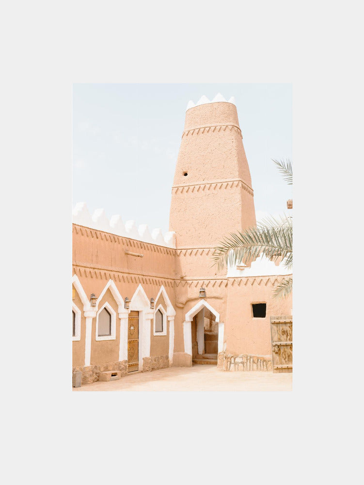 Arabian courtyard Art Print