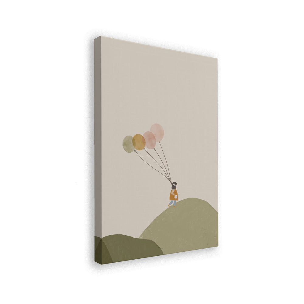 Little Girl Balloons