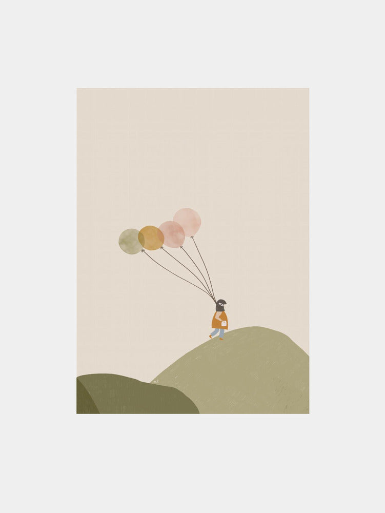 Little Girl Balloons
