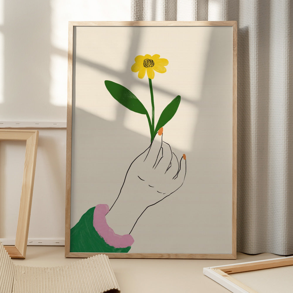 A Flower for You Art Print