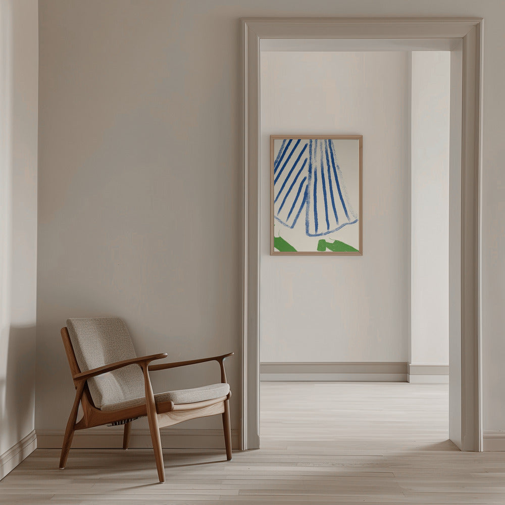 Striped Walkway Art Print