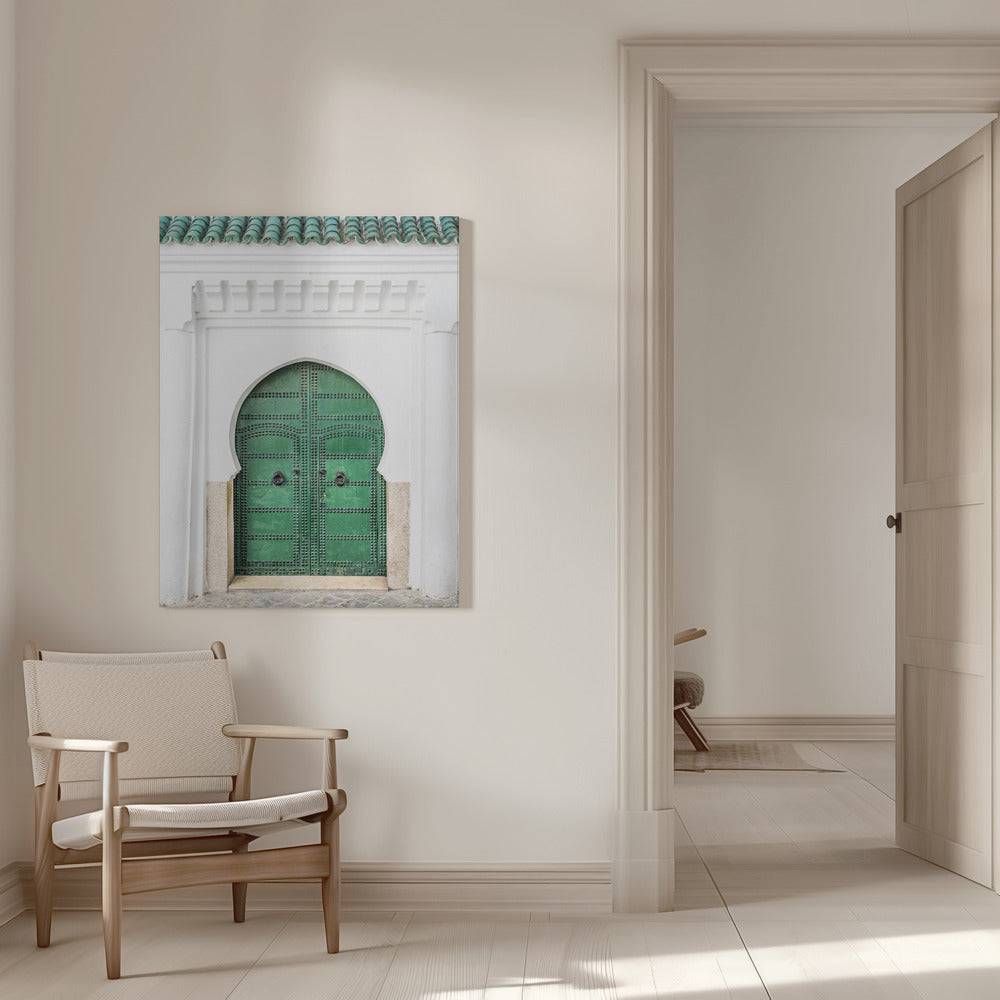 Moorish Green Door