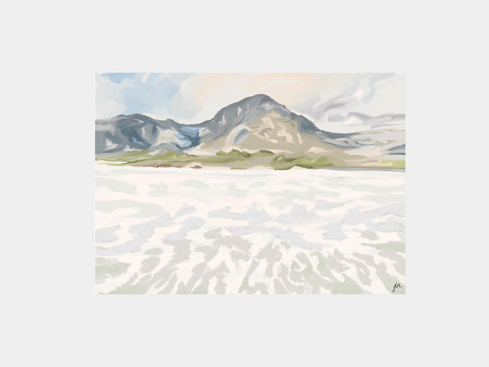 Beach Days, Grotto Beach, Hermanus Art Print