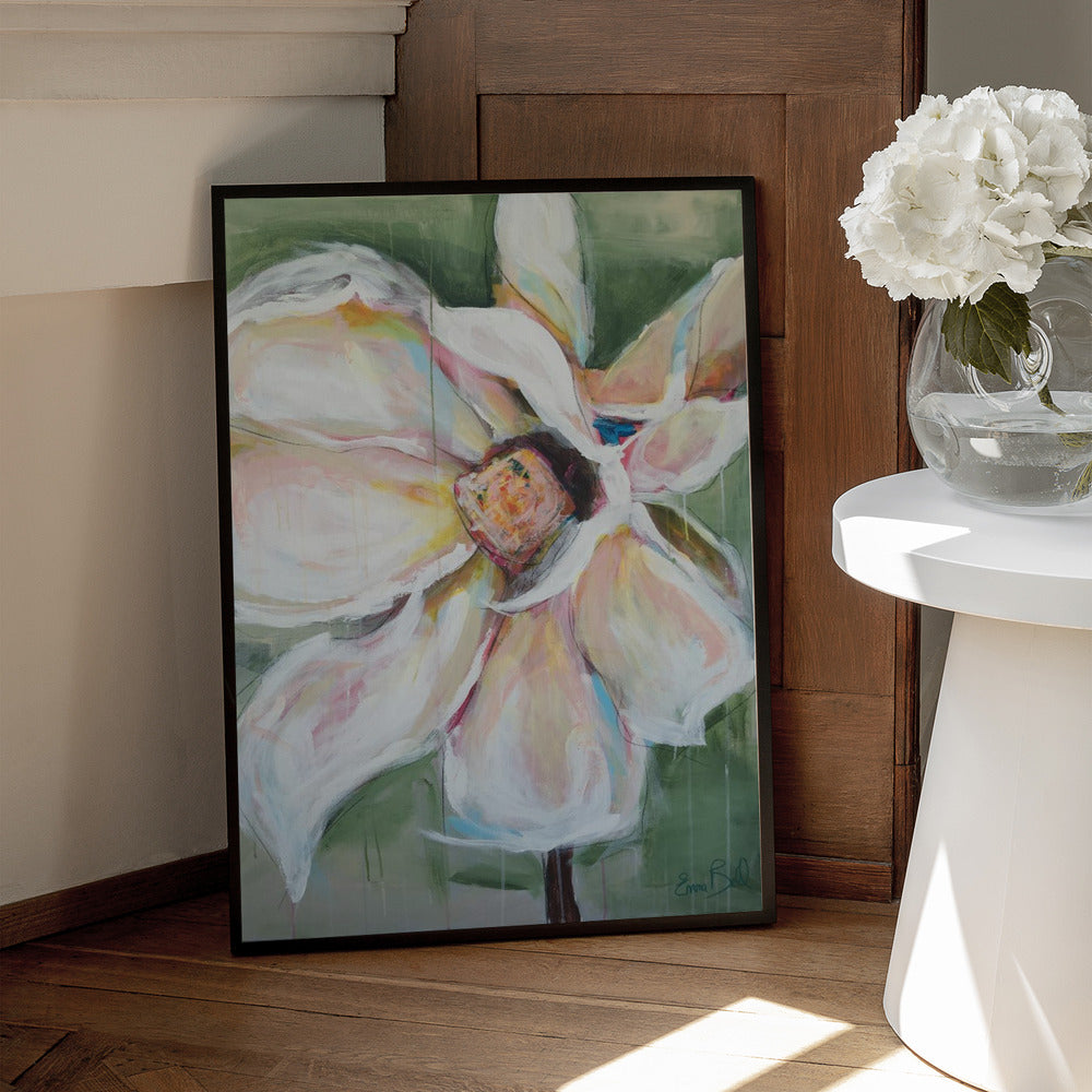 Pink Magnolia Art Print