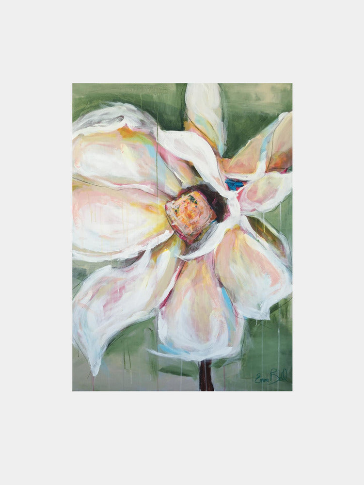 Pink Magnolia Art Print