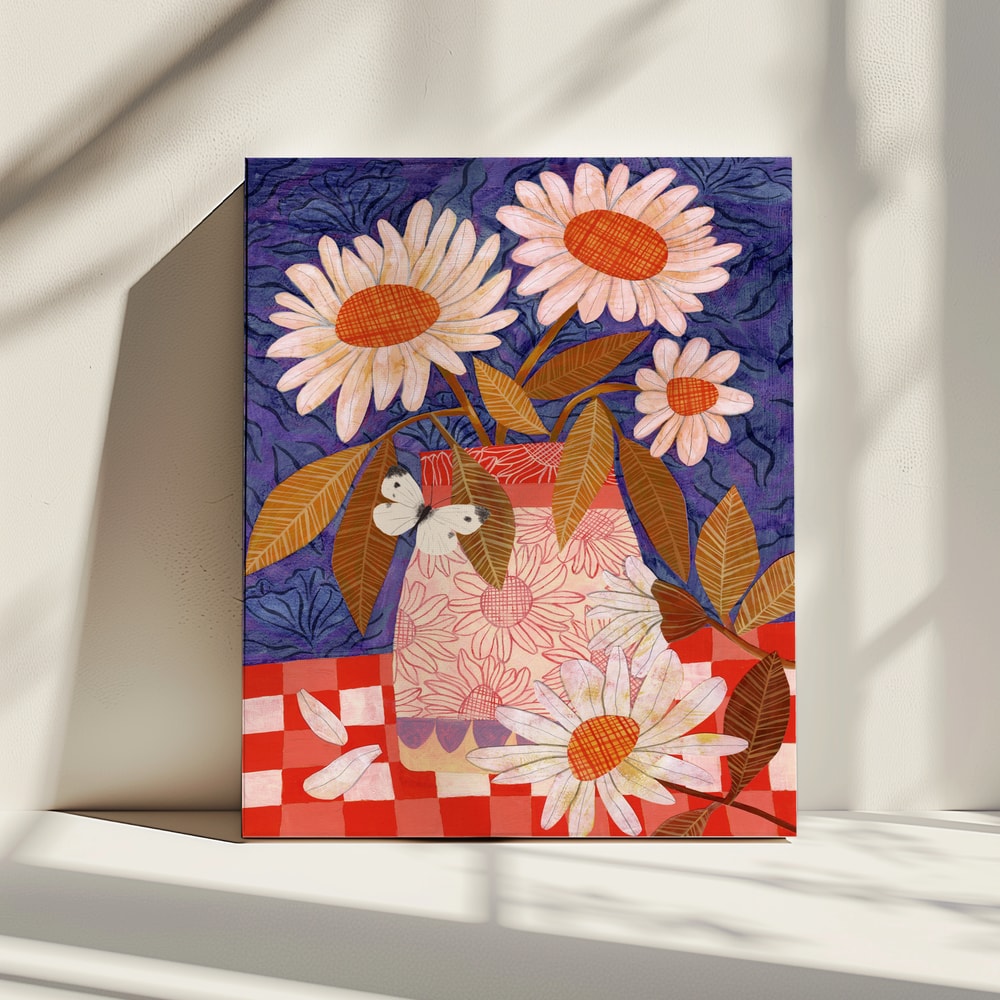 Whimsical Daisy Still Life