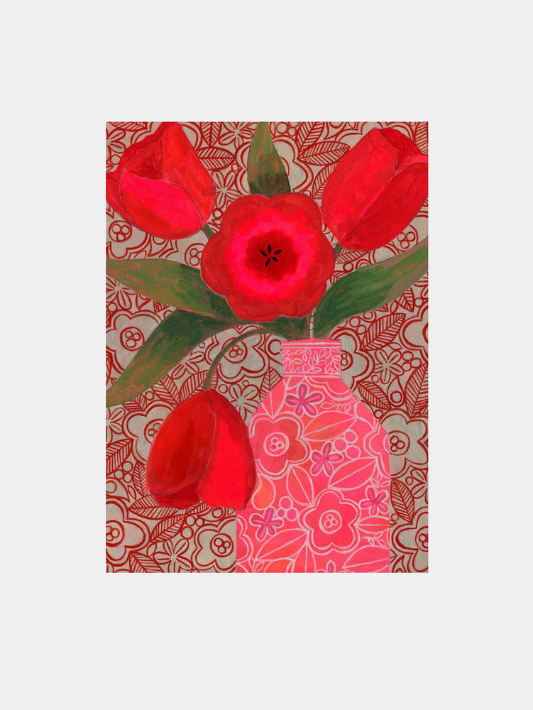 Red Tulips Art Print
