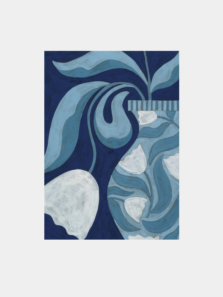 White Tulip Still Life Art Print