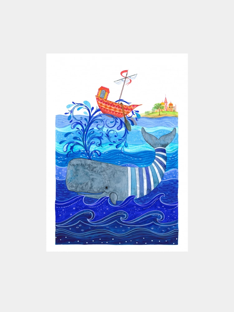 Whimsical Whale Ride