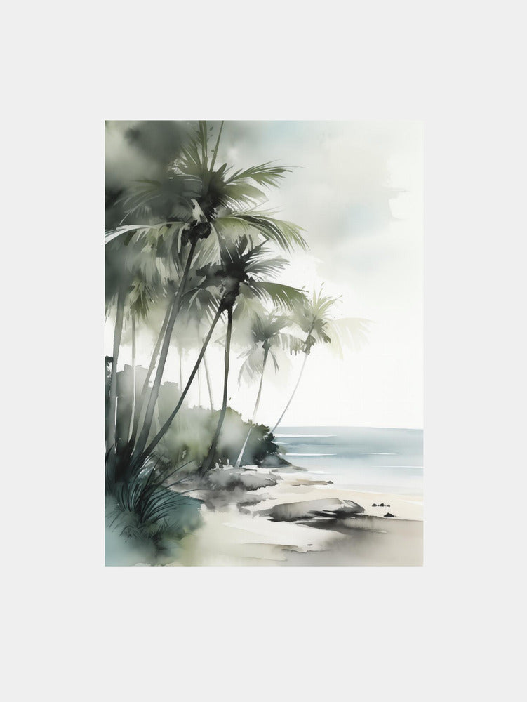 The Beach Art Print