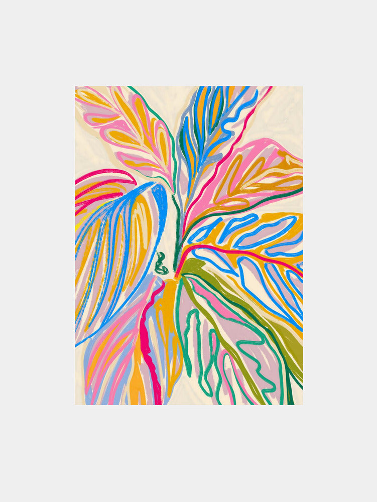 Rhythms of Bloom — The Crayon Jungle Art Print