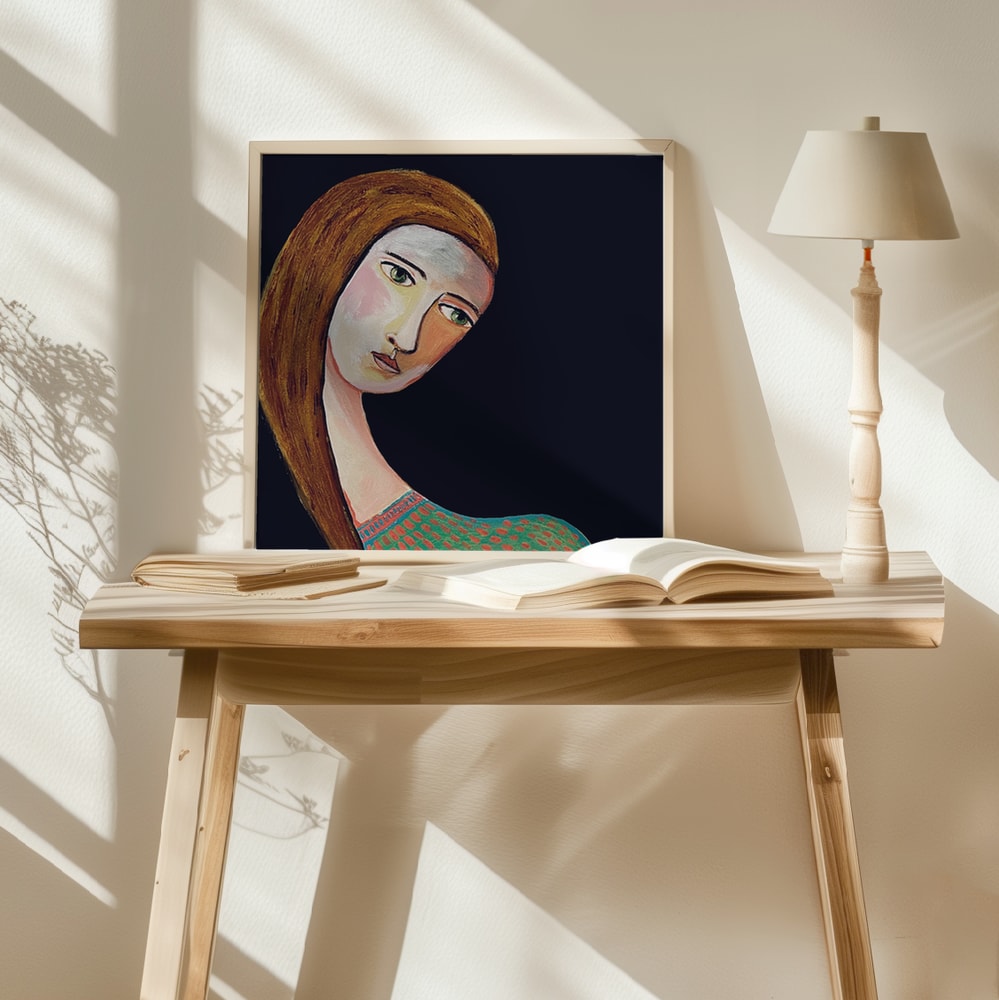 Woman's Quiet Gaze