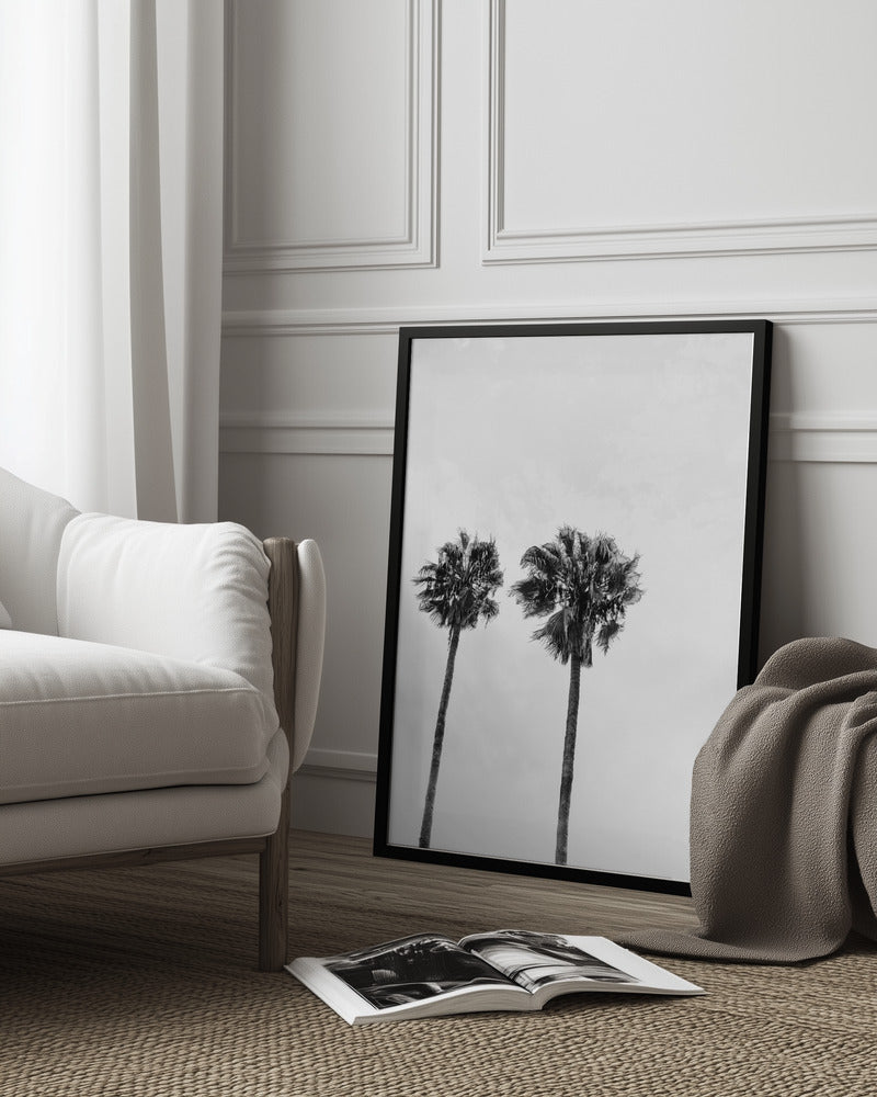 Palm trees in Marrakesh Art Print