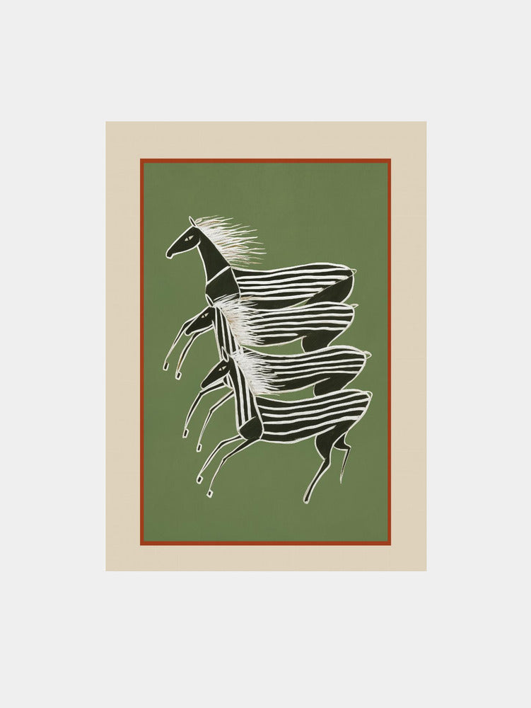 Galloping Harmony Art Print