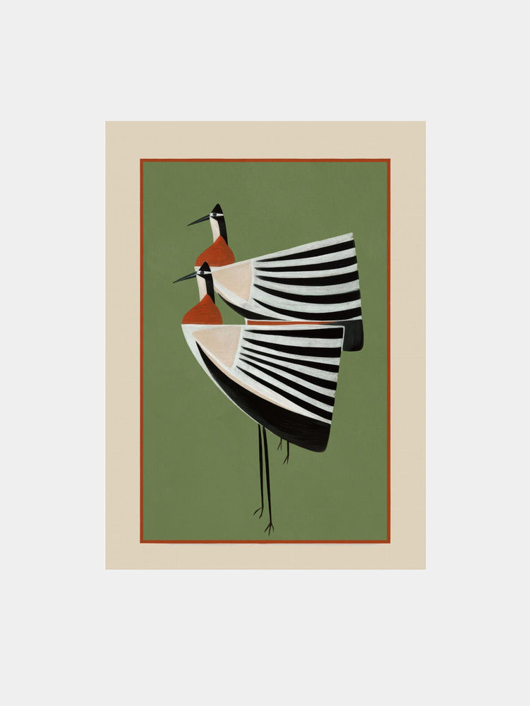 Elegant Stacked Birds