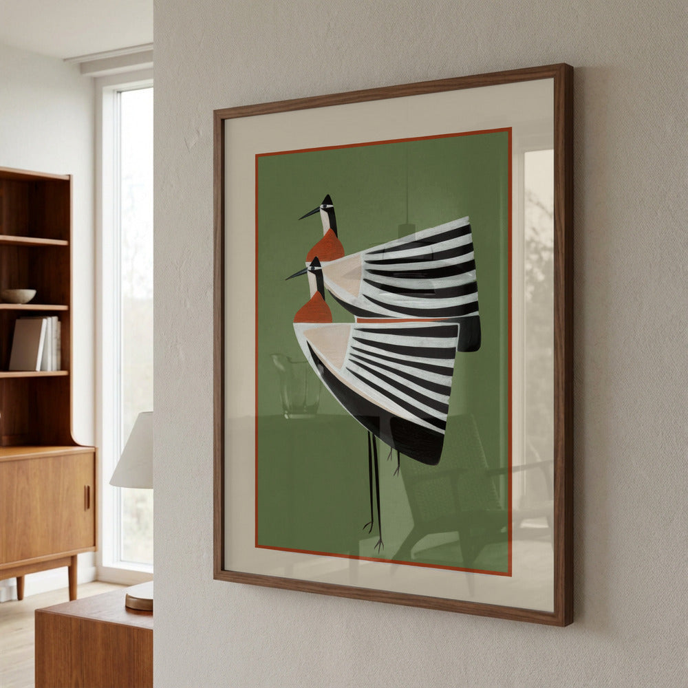 Elegant Stacked Birds