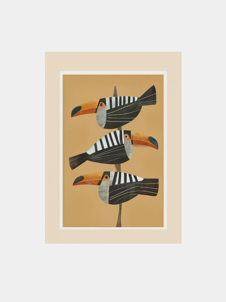Tropical Trio Art Print