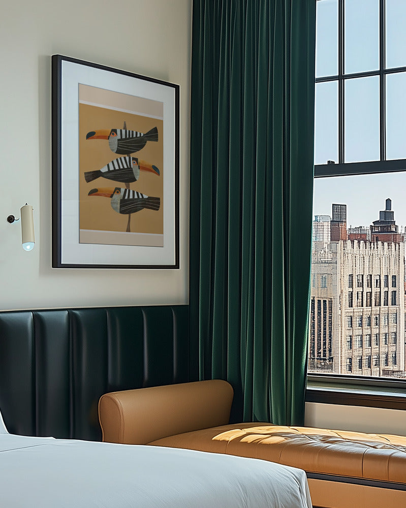 Tropical Trio Art Print