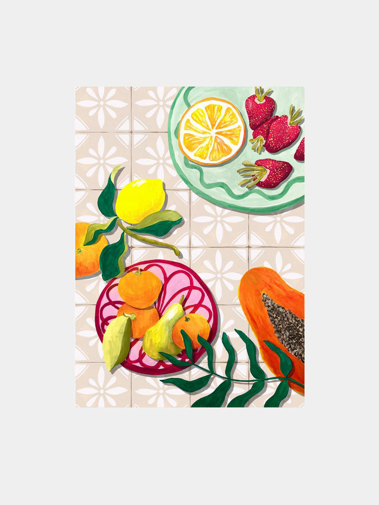 Colorful Summer Fruits