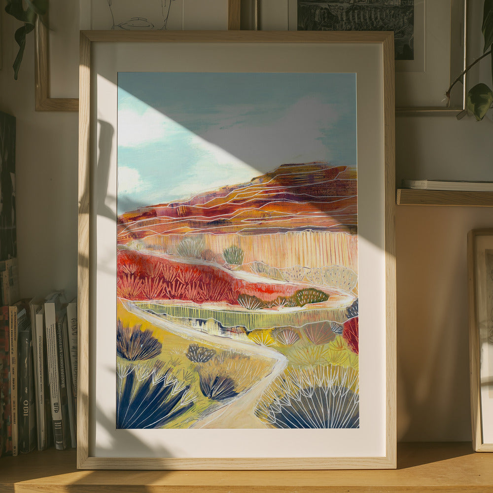 The Desert Path Art Print