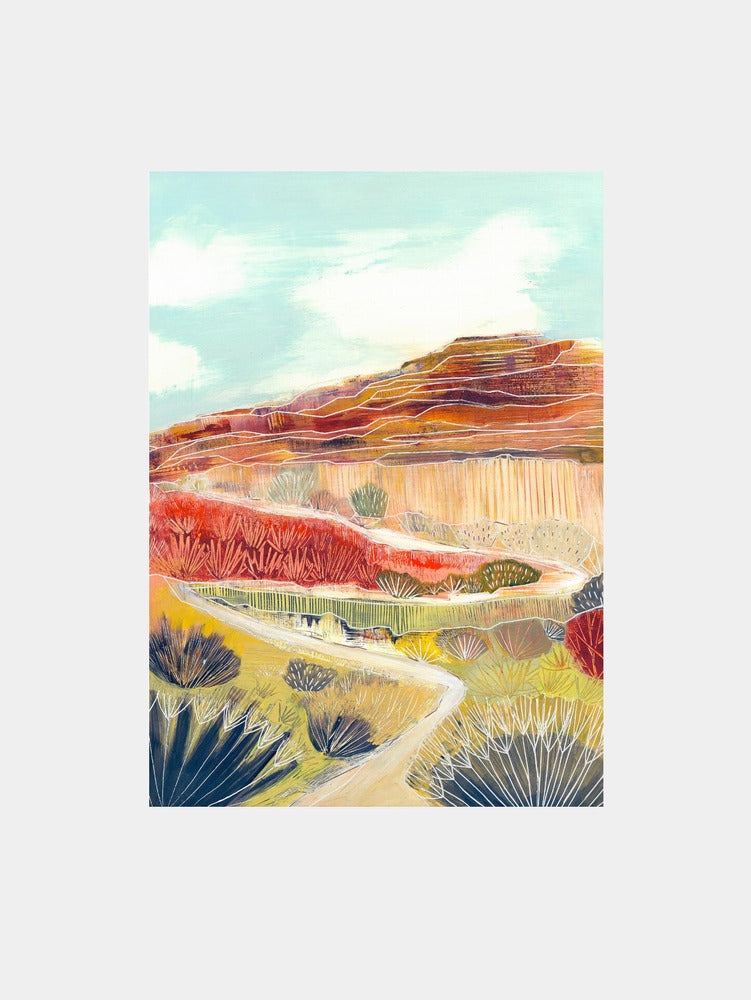 The Desert Path Art Print