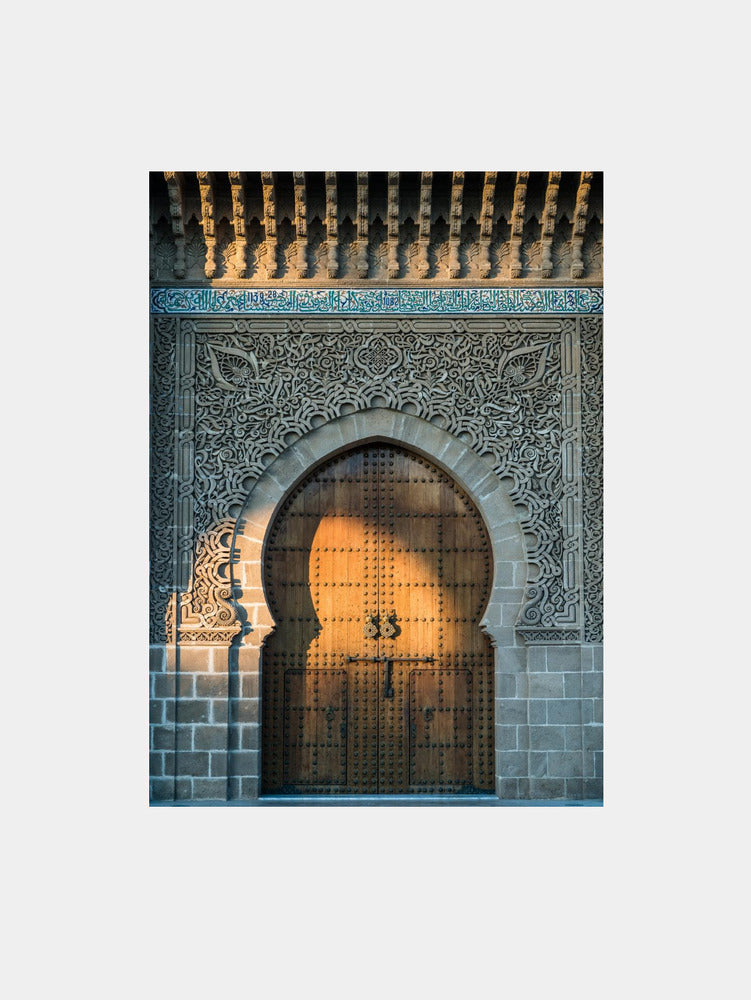 Sunlit Ornate Doorway