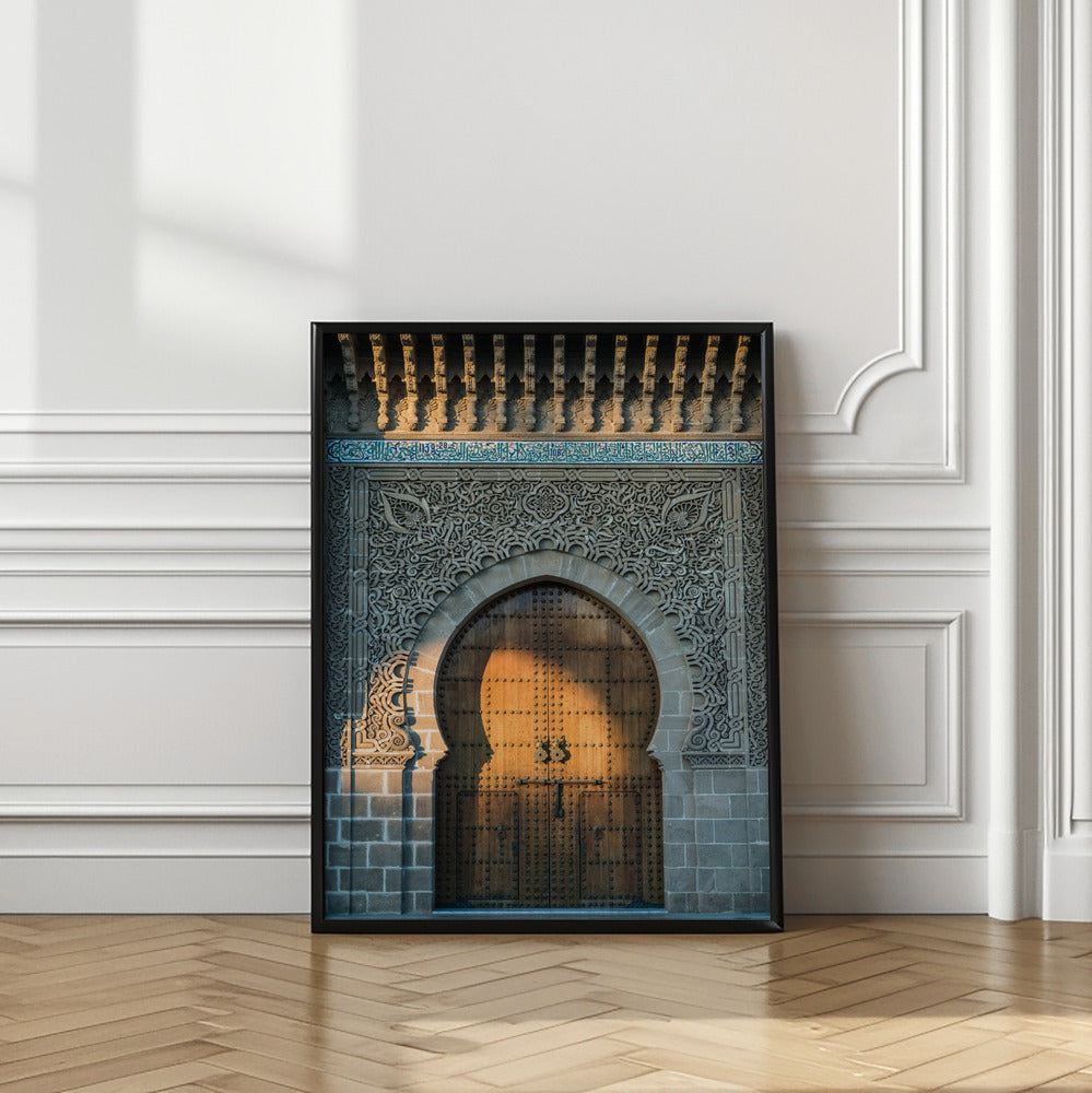Sunlit Ornate Doorway
