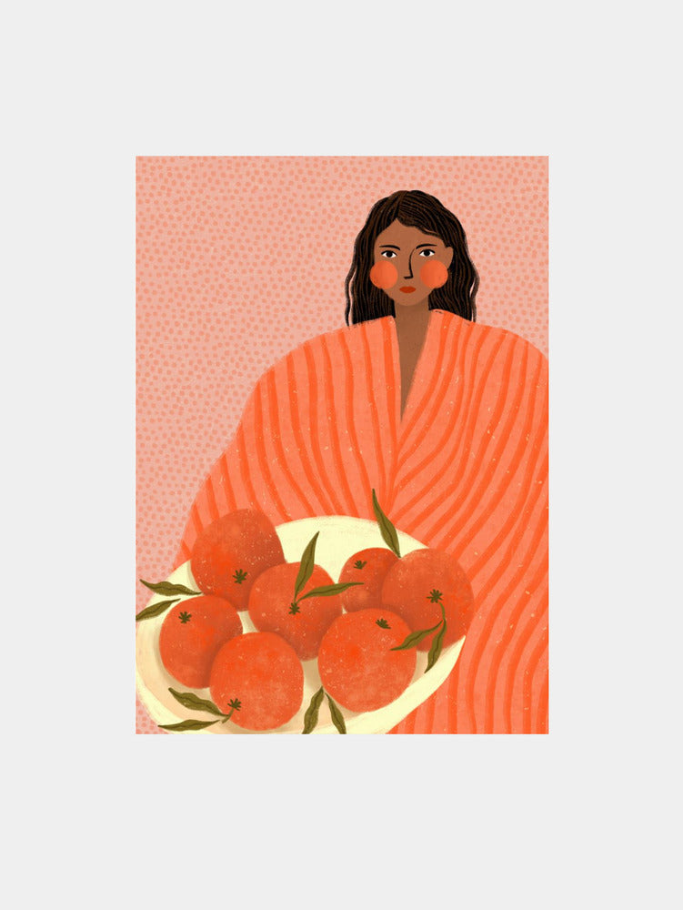 The Woman With the Oranges II Art Print