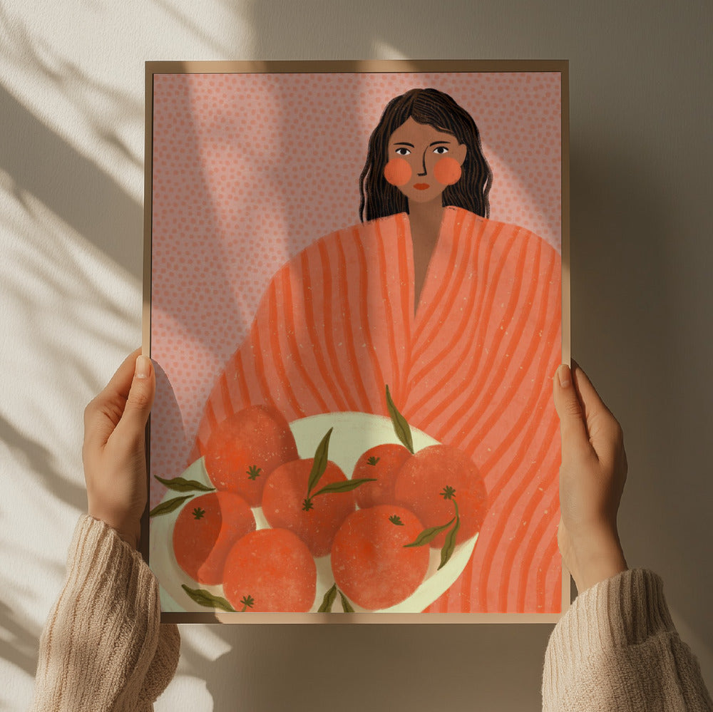 The Woman With the Oranges II Art Print