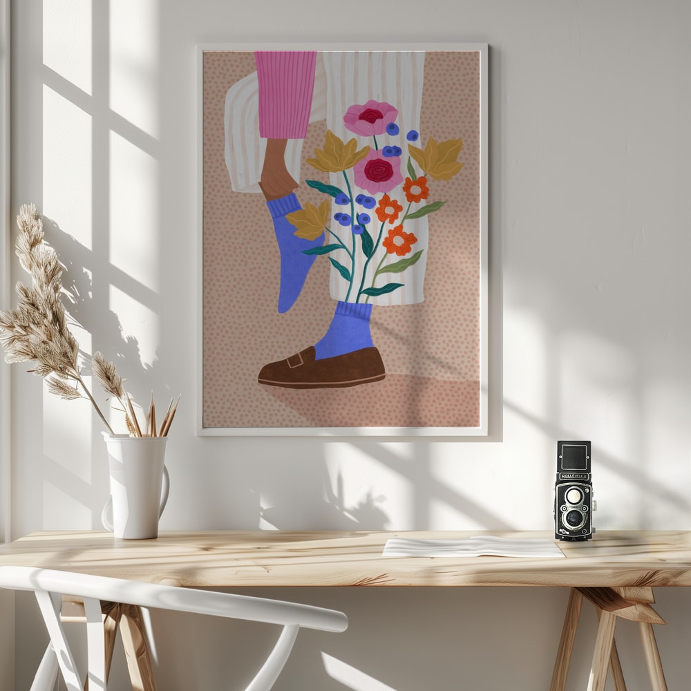 Whimsical Flower Legs