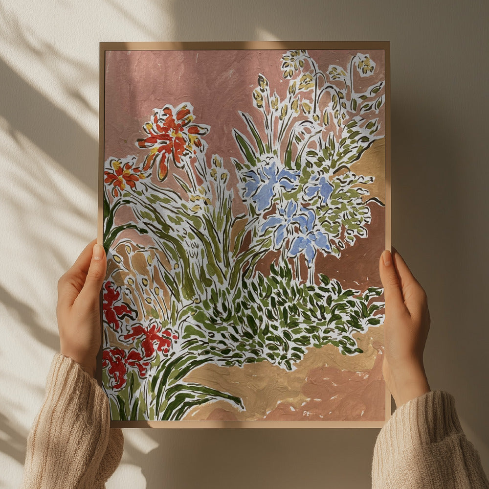 Garden Corner Art Print