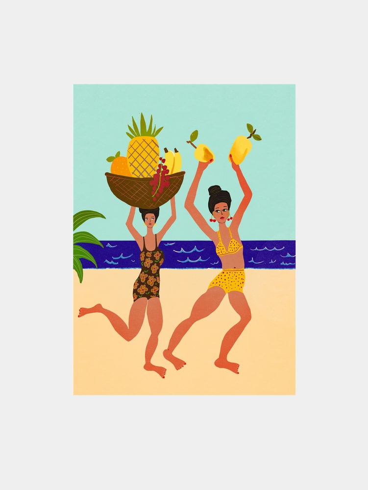 Retro Summer Beach Fun