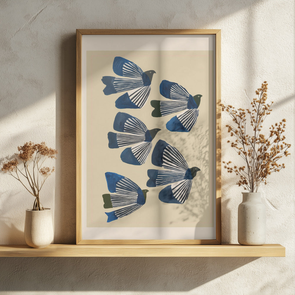 Birds In Flight Art Print