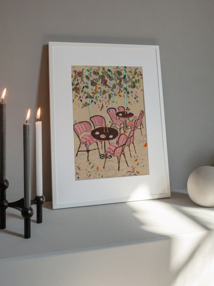 Paris bistro vibes Art Print