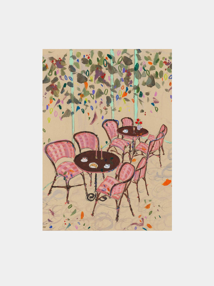 Paris bistro vibes Art Print
