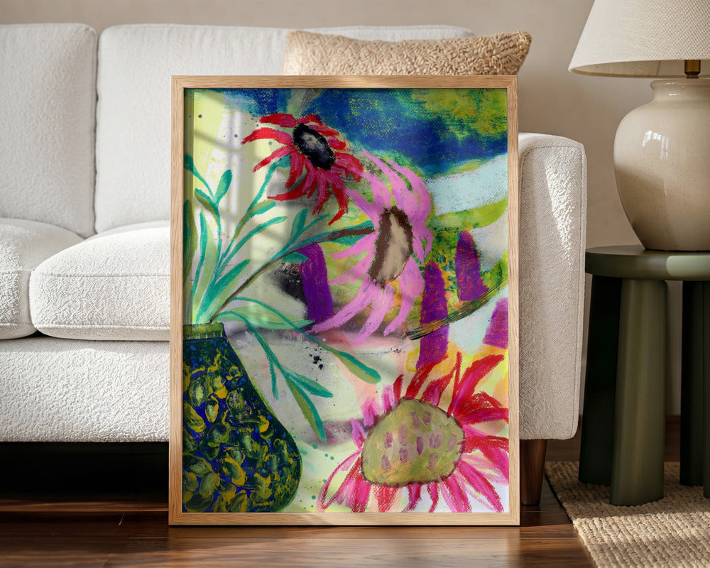 Vibrant Abstract Flowers