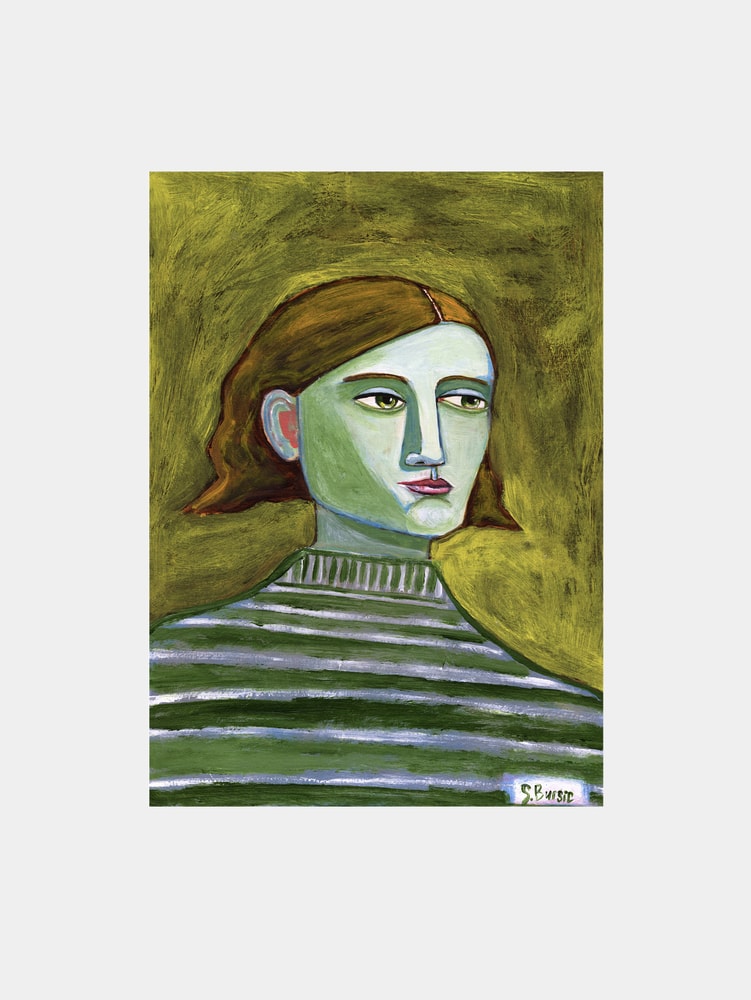 Pensive Woman Portrait II