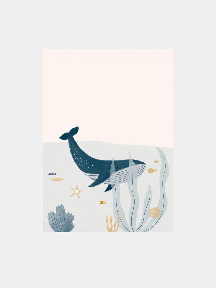 Peaceful Ocean Whale