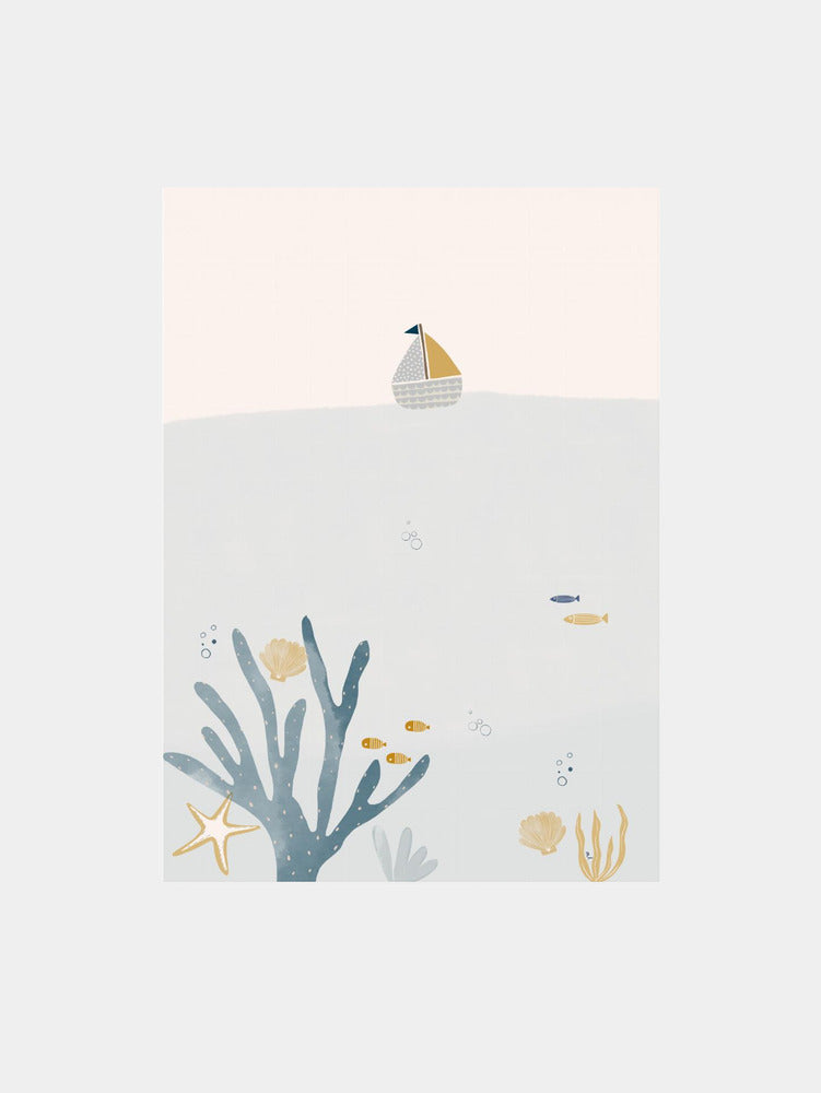 Little Sailboat Undersea