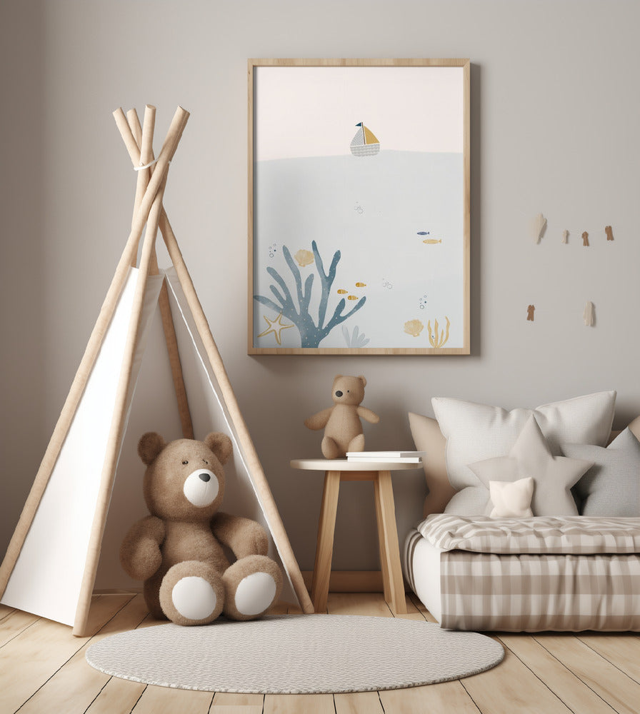 Little Sailboat Undersea
