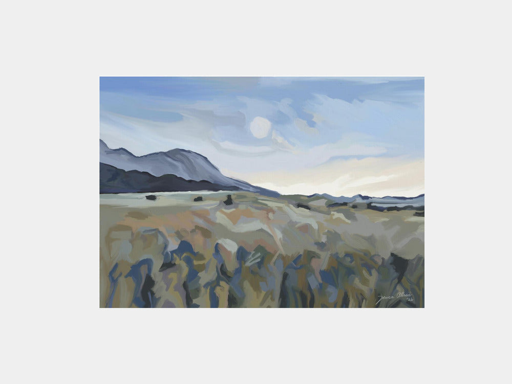 Abstract Mountain Landscape