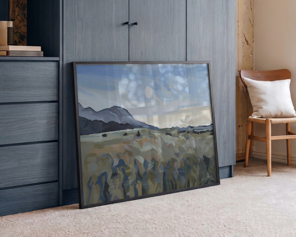 Abstract Mountain Landscape