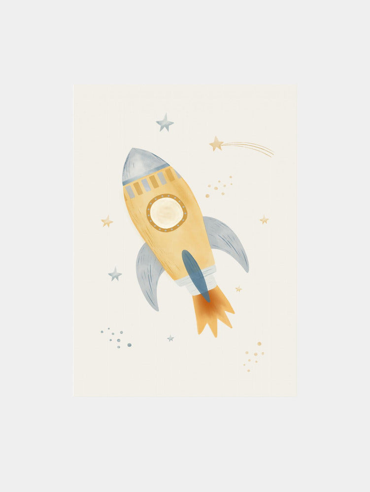 Whimsical Space Rocket