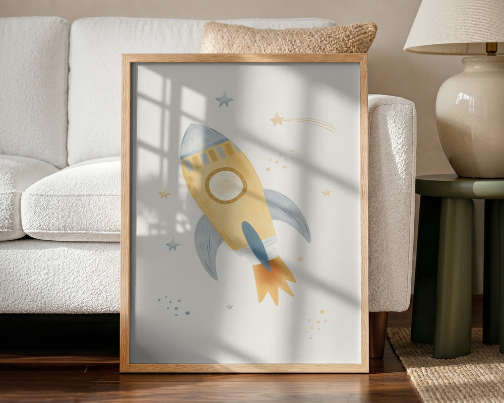 Whimsical Space Rocket