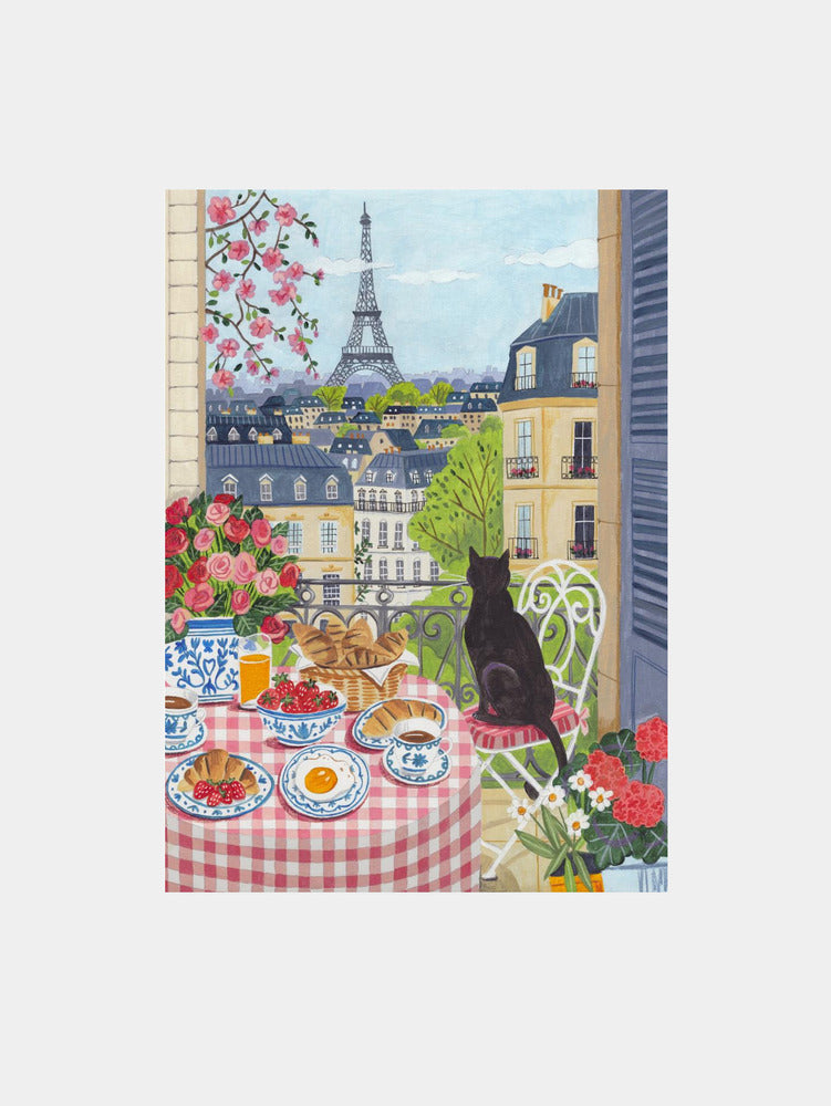 Paris Balcony Breakfast