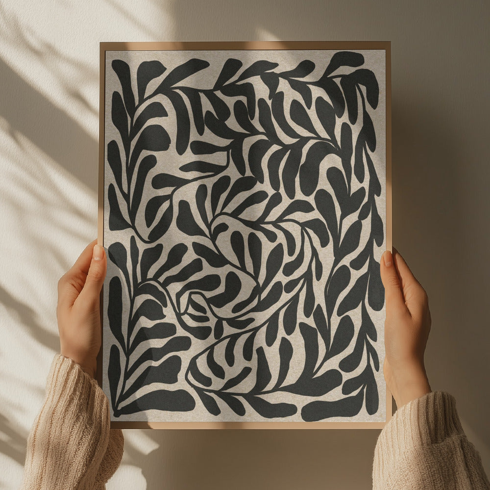 Flowing Abstract Leaves